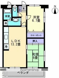 サンクトーム屋島【3階】の間取り