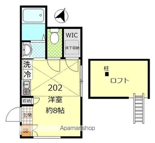 グランディール【2階】の間取り