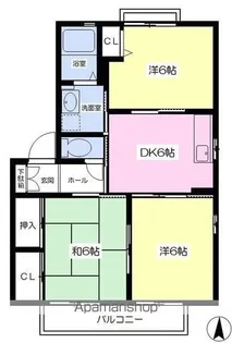 ホーミィー・スクエア【201号室号室】の間取り