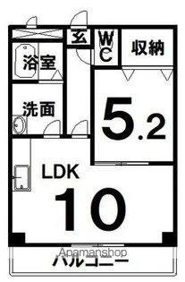 シャルム壱番館【302号室】の間取り
