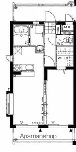 MADRE関谷・光【3階】の間取り