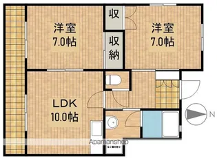 グレース四季【3階】の間取り