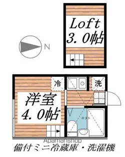 ピュアハウス藤棚三番館【1階】の間取り