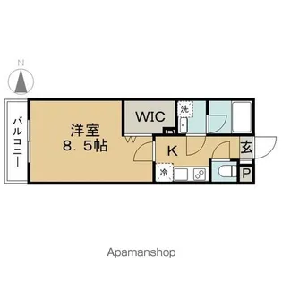 東京都江戸川区鹿骨4丁目【アパート】の間取り