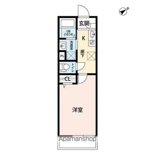 アムール白楽【1階】の間取り