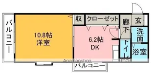 パティオフィオーレ【301号室】の間取り