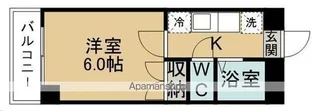 ベルトピア仙台16A棟【202号室】の間取り