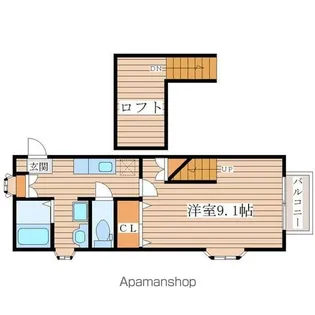 WISH愛子東【2階】の間取り
