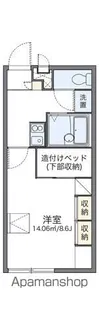 レオパレスウェル【103号室】の間取り