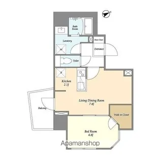 ESPOIR三田【2階】の間取り