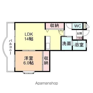 ヴァンヴェール【3-A号室】の間取り
