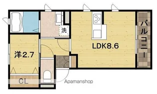 アルヴィータ【1階】の間取り