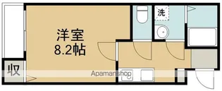 TROIS五輪【3階】の間取り