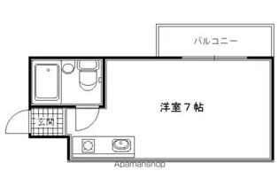 アルカディア五条坂【106号室】の間取り