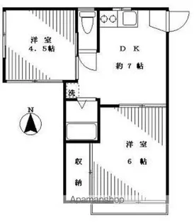 シェモワ阿佐ヶ谷【2階】の間取り