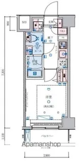 リヴシティ横濱石川町【3階】の間取り