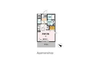 メゾン’Q’【1階】の間取り