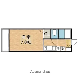 クレスト【301号室】の間取り