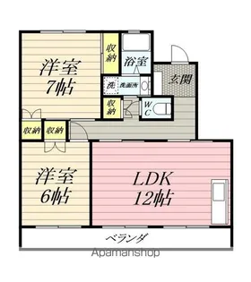 アルカディア【1階】の間取り