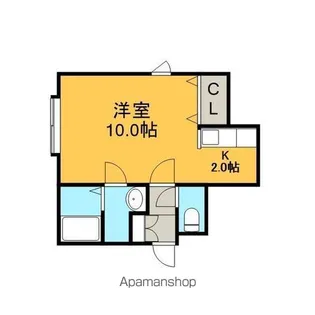 コンフォート恵み野【201号室】の間取り