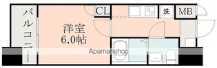 S−RESIDENCE照国ASCENT【8階】の間取り