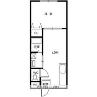 グレスト元町【2階】の間取り