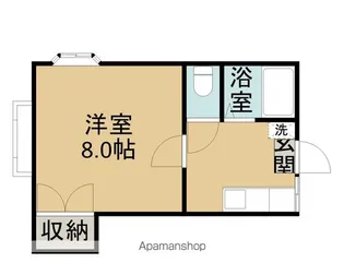 カサブランカ【201号室】の間取り