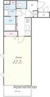 ROOTS SHIBUYA HONMACHI【5階】の間取り