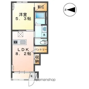 アヴァンス【1階】の間取り