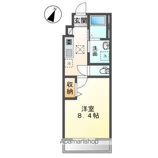 TANTO FIORE【102号室】の間取り