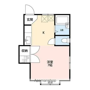 コーポトップ【2階】の間取り