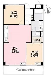 伏石マンション【2階】の間取り