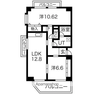 サンマンション八光【3階】の間取り