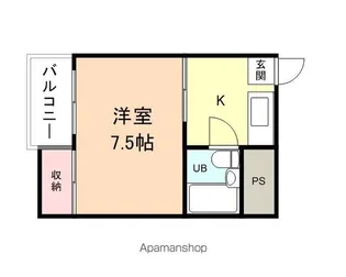 レジデンスアポロン【2階】の間取り