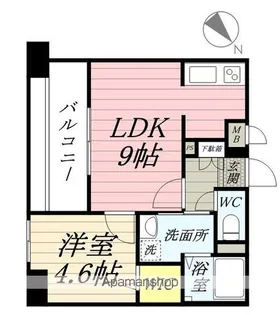 エンクレスト博多駅南CELES【5階】の間取り