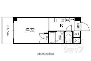 みつまめ京都【5階】の間取り