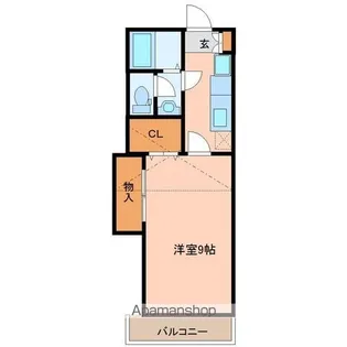 ルピシアS【102号室】の間取り