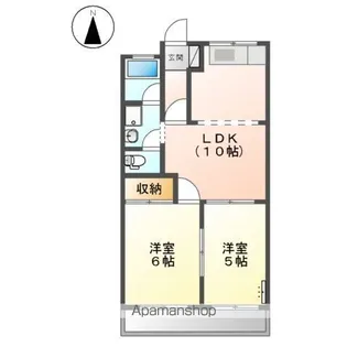 メゾンルミナス【1階】の間取り