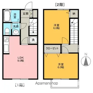 アンステージ【101号室】の間取り