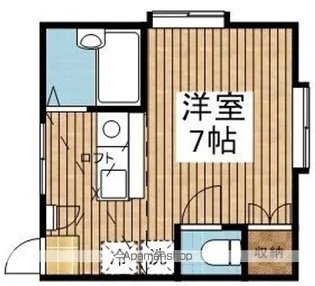 サンロフティ秋葉【201号室】の間取り