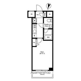 RELUXIA横濱元町【4階】の間取り