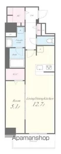 フォレスト コナメイエキ【8階】の間取り