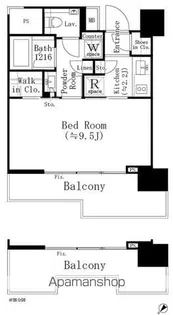 パークホームズ西小山【3階】の間取り