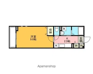 ブローブラン【2階】の間取り
