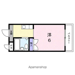 S・H星ヶ丘ハイツ【4階】の間取り