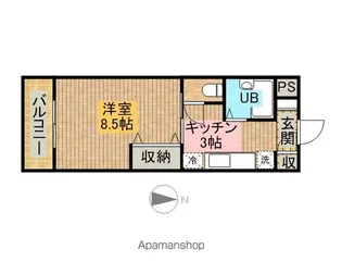 S−FACTORY【301号室】の間取り