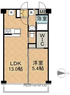 GLENDIA CREVE Ⅲ【302号室】の間取り