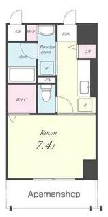 PRONITY HILL【210号室】の間取り