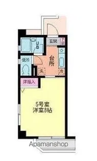 ハーベストタウン【205号室】の間取り