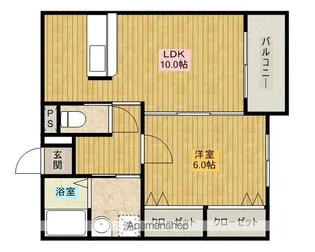 エスペランサKOBE【103号室】の間取り